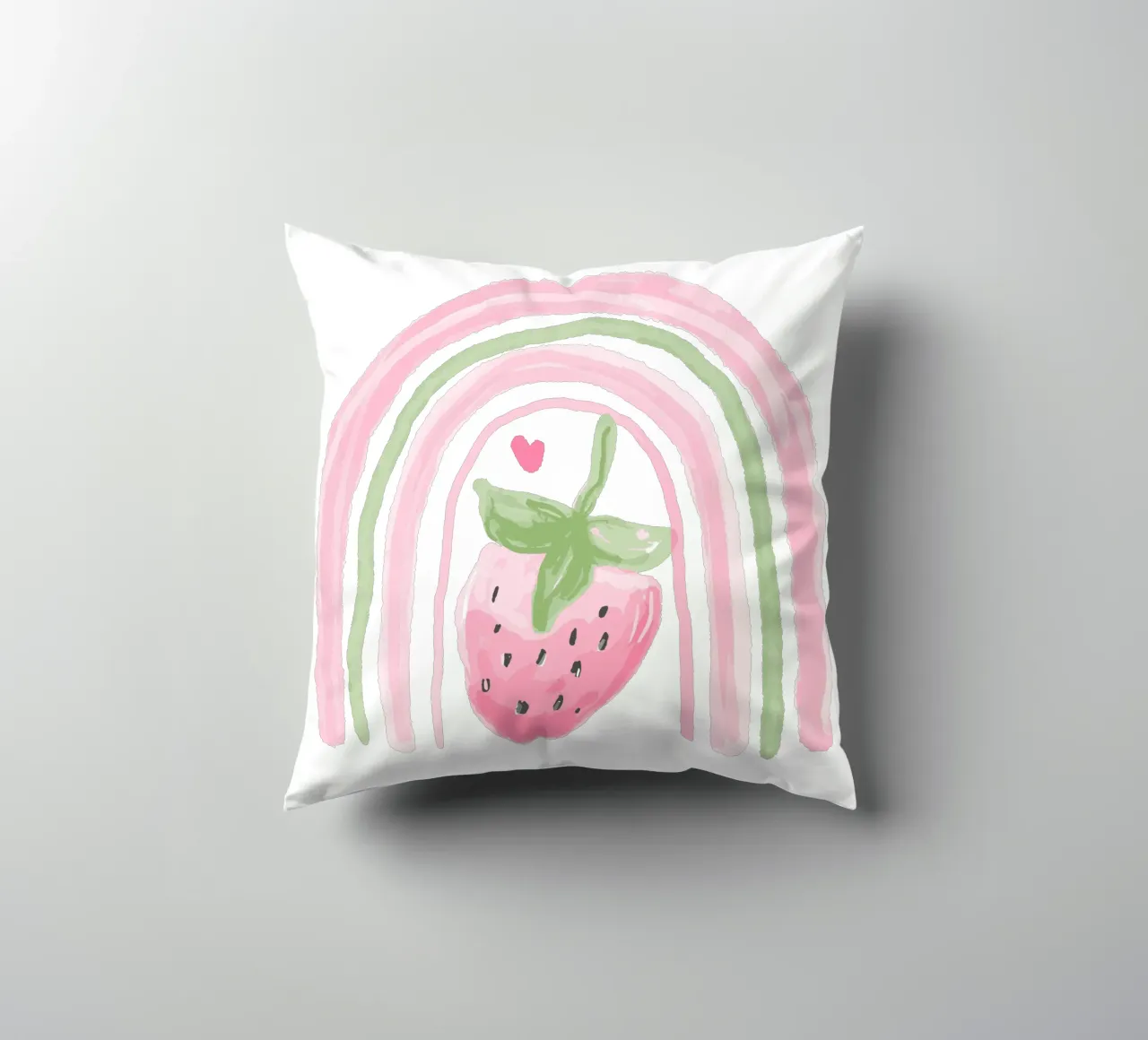 Carina la fragola arcobaleno cuscino da Little Lola
