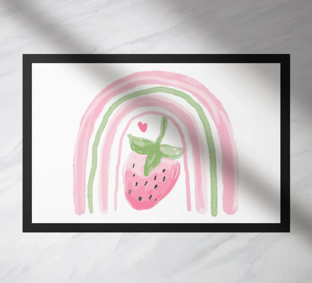 Carina la fragola arcobaleno zerbino da Little Lola