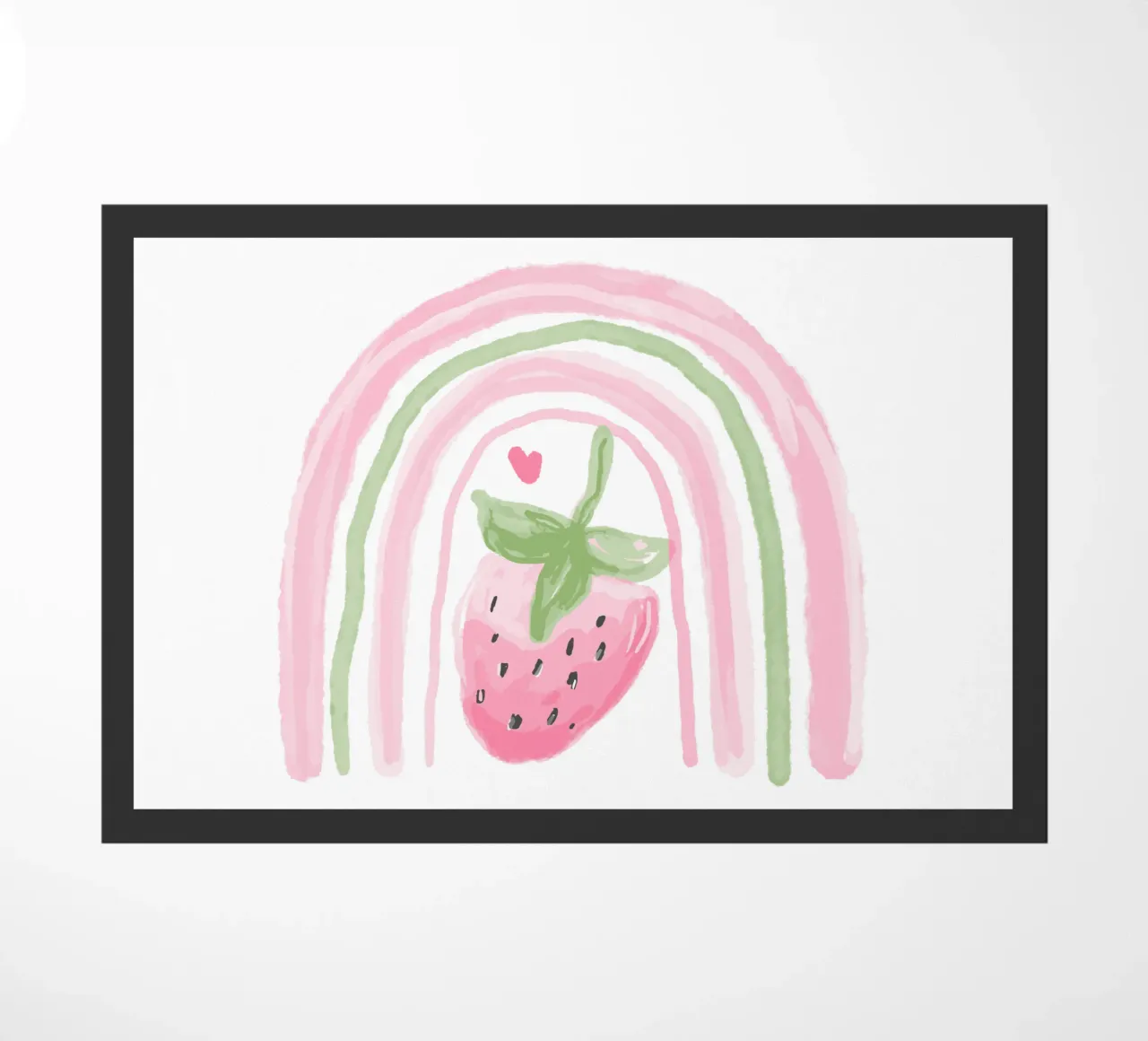 Carina la fragola arcobaleno zerbino da Little Lola