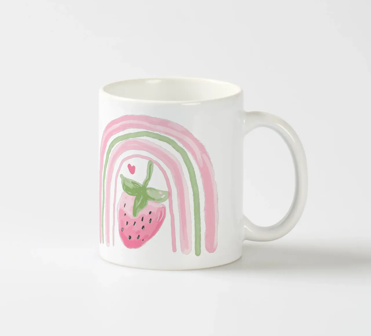 Carina la fragola arcobaleno tazza in ceramica da Little Lola