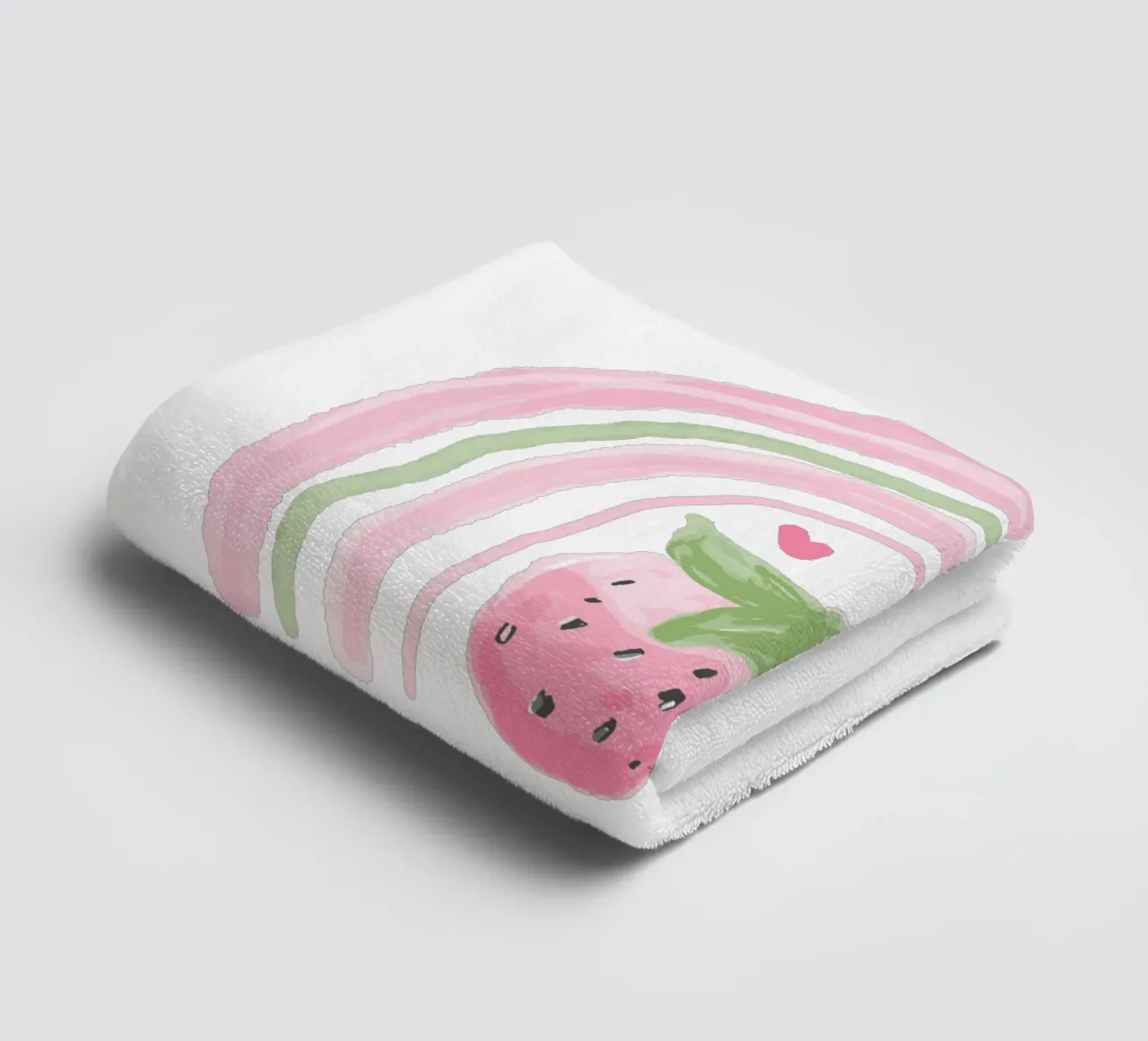 Carina la fragola arcobaleno asciugamano da bagno da Little Lola
