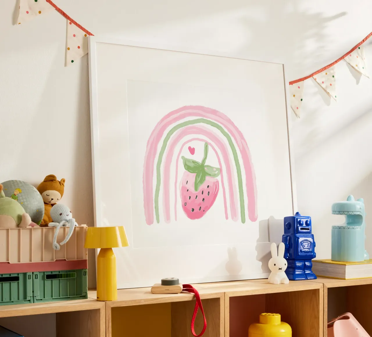 Carina la fragola arcobaleno carta hahnemühle da Little Lola