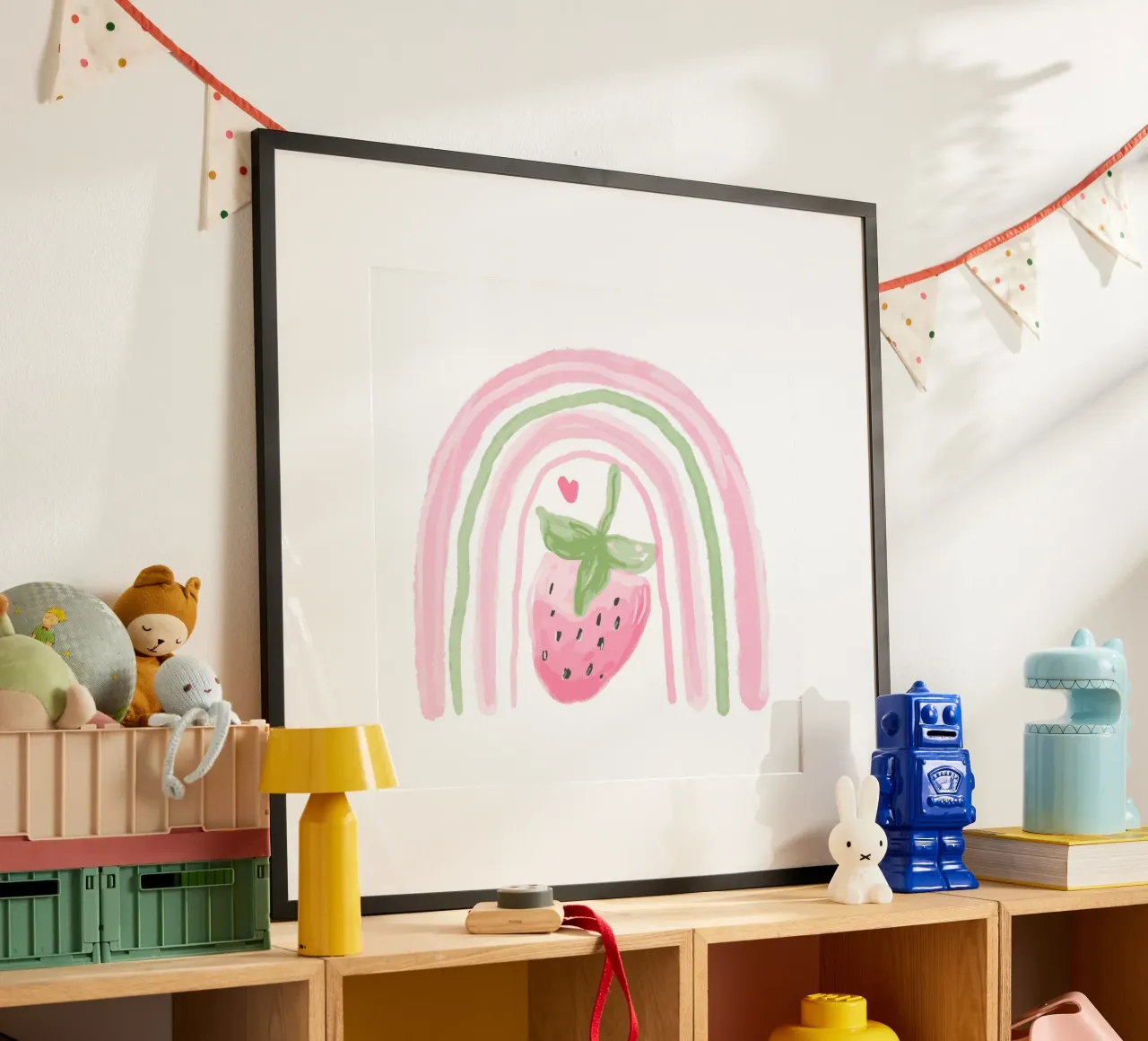 Carina la fragola arcobaleno carta hahnemühle da Little Lola