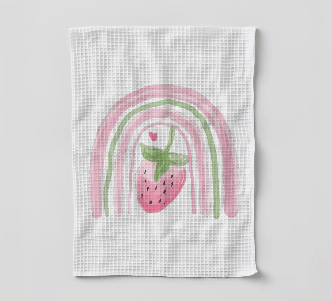 Carina la fragola arcobaleno canovaccio da cucina da Little Lola