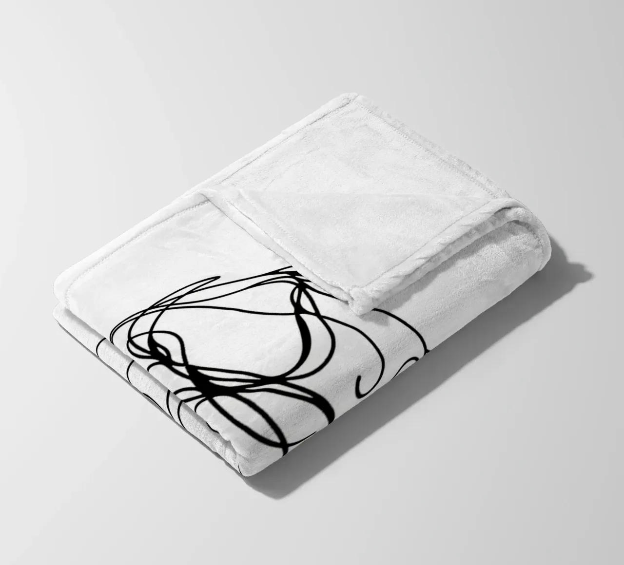 Nova Scotia Duck Tolling Retriever Dog Line Art Drawing fleece blanket by WijdevenDesign