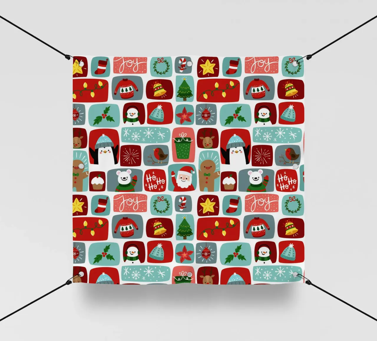 Amici del Natale telo in pvc da Kiroiharu