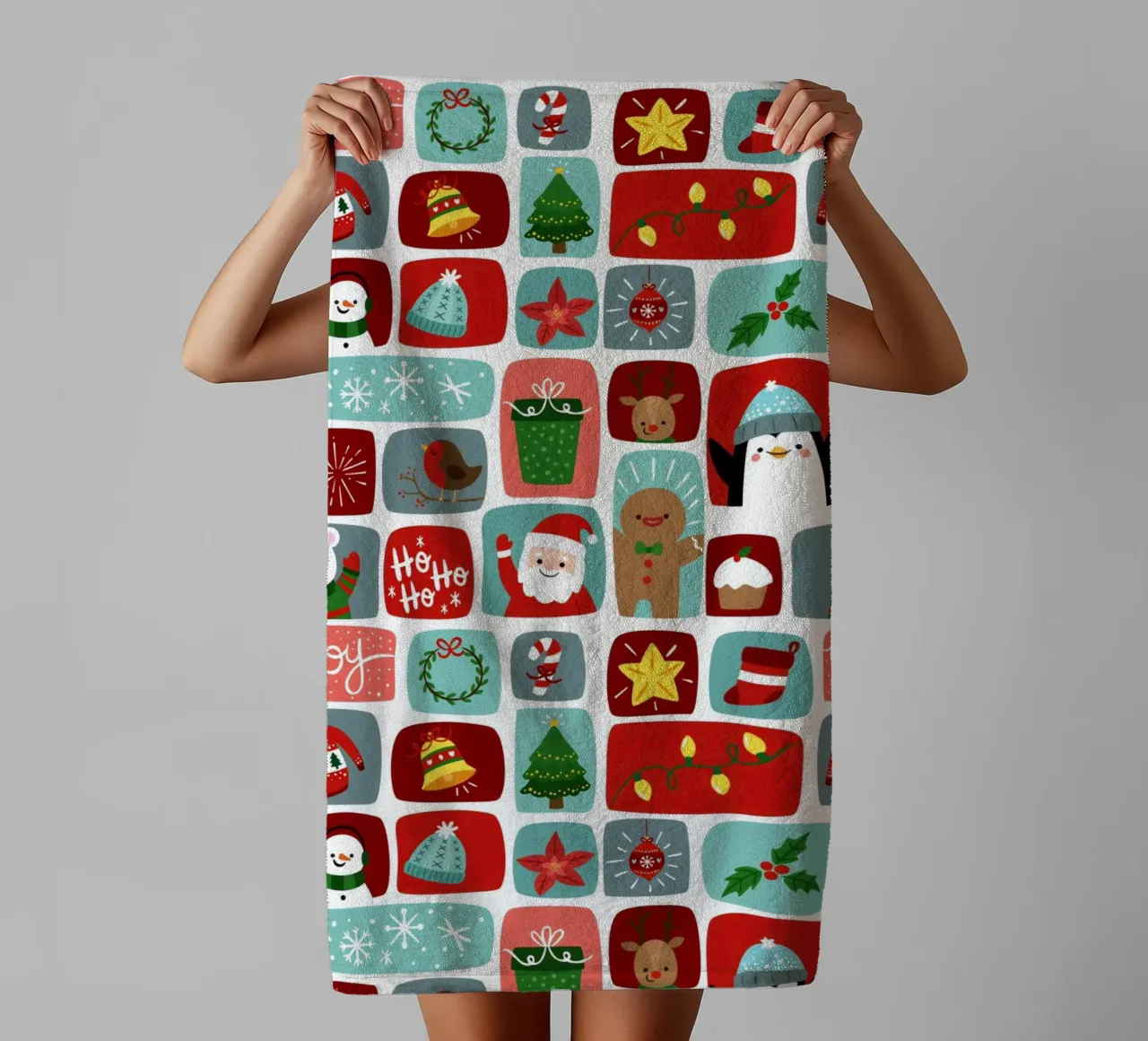 Amici del Natale asciugamano da bagno da Kiroiharu