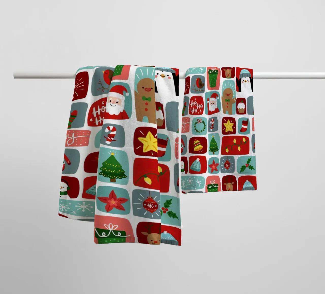 Amici del Natale asciugamano da bagno da Kiroiharu