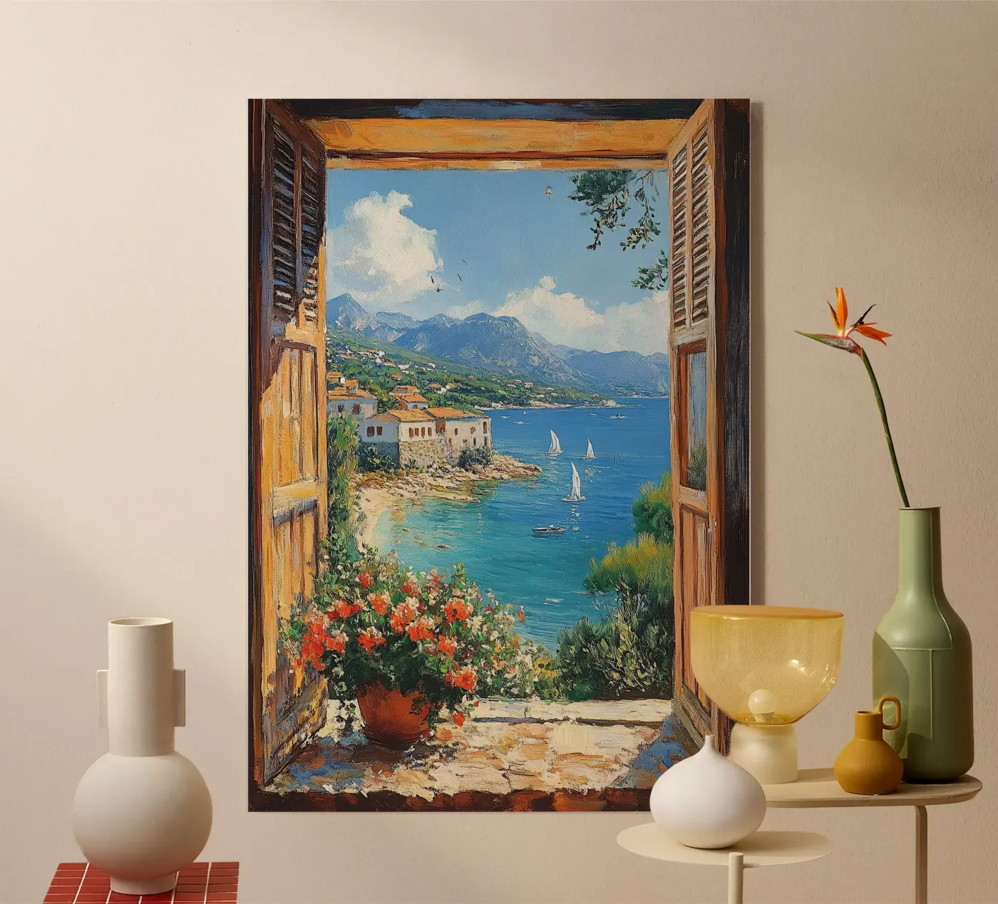 Through the Breeze acrylic glass by Nikis Art Studio