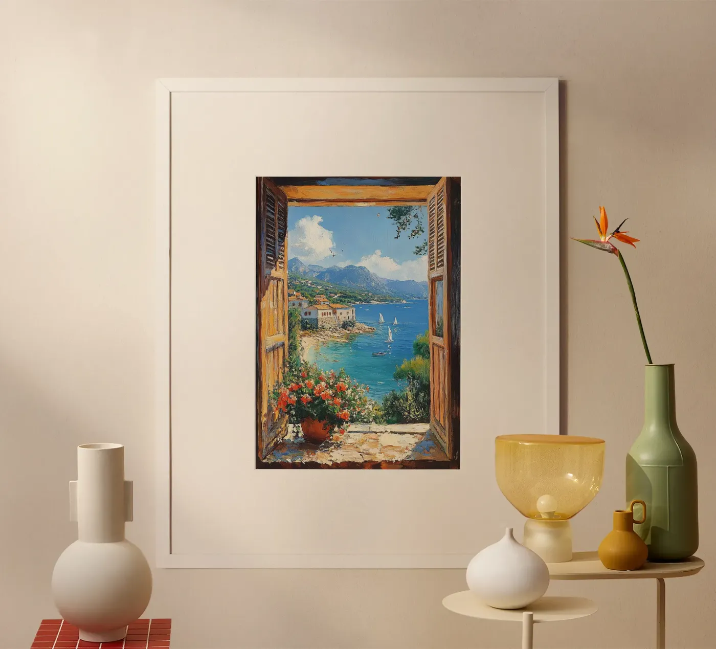 Attraverso la brezza poster da Nikis Art Studio