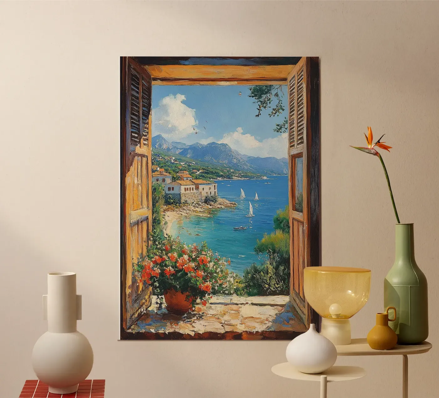 Attraverso la brezza poster da Nikis Art Studio