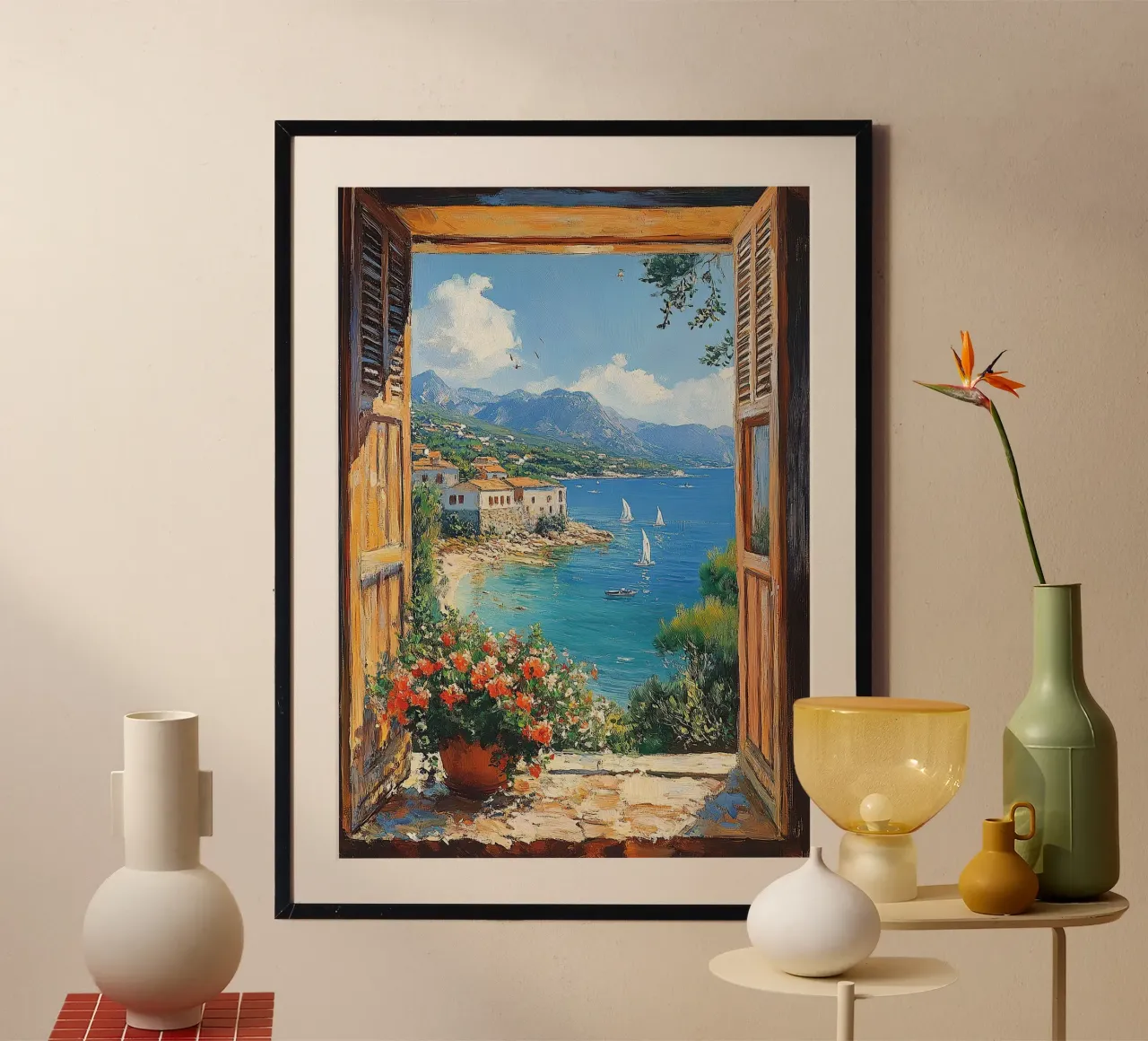 Attraverso la brezza poster da Nikis Art Studio