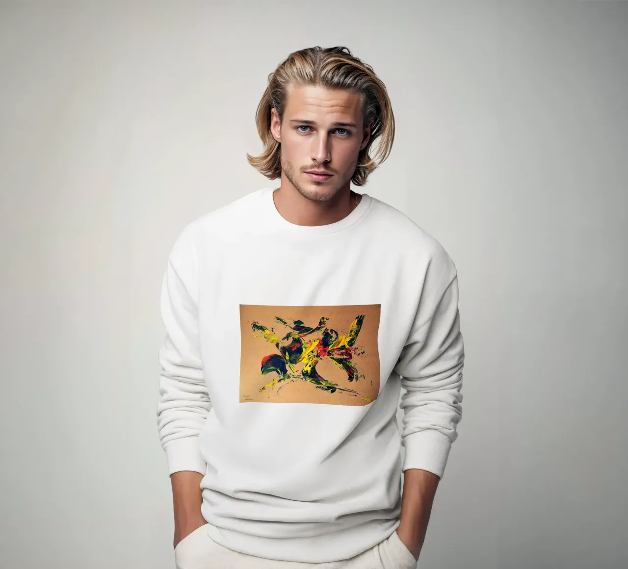 NATURAL STYLE 13 felpa da Thierry Vobmann Abstract painting