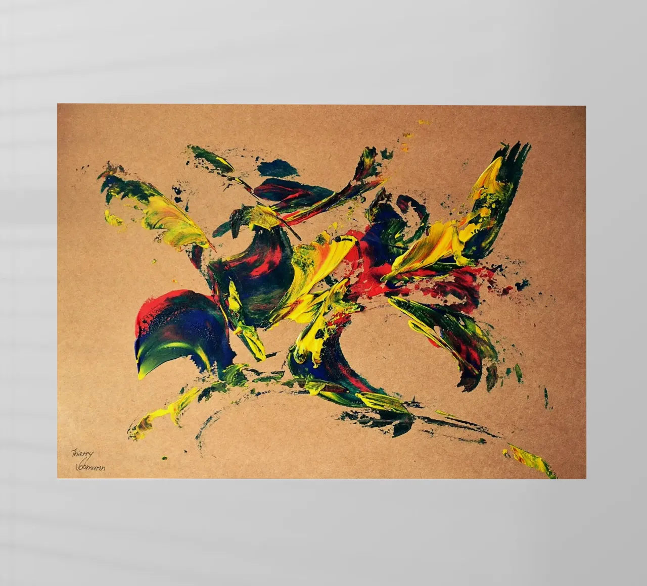 NATURAL STYLE 13 pellicola backlit da Thierry Vobmann Abstract painting