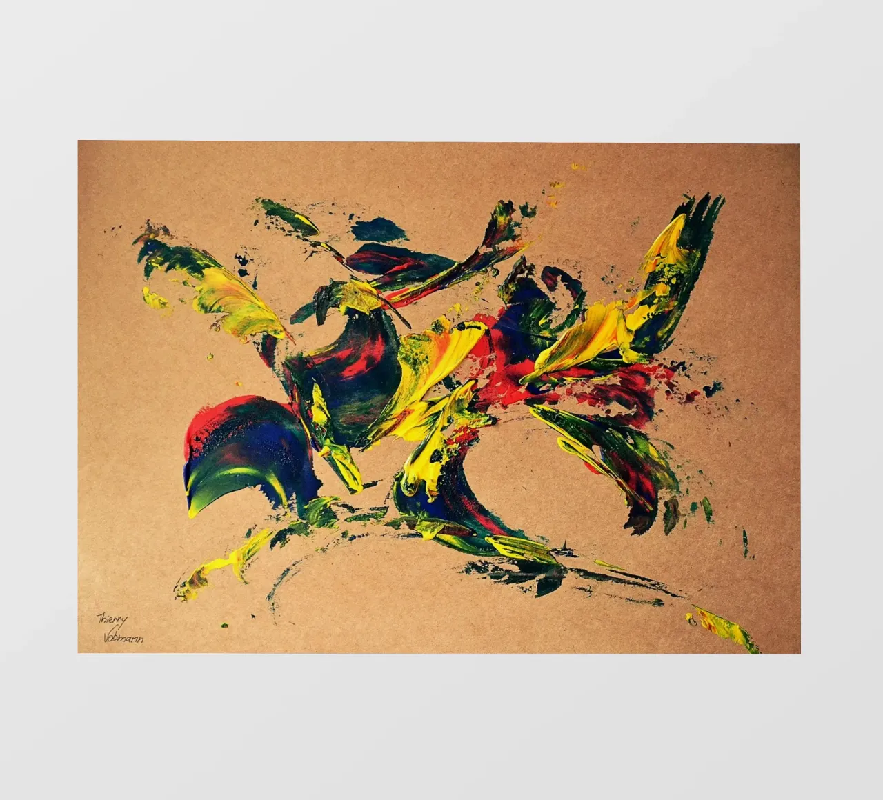 NATURAL STYLE 13 pellicola backlit da Thierry Vobmann Abstract painting