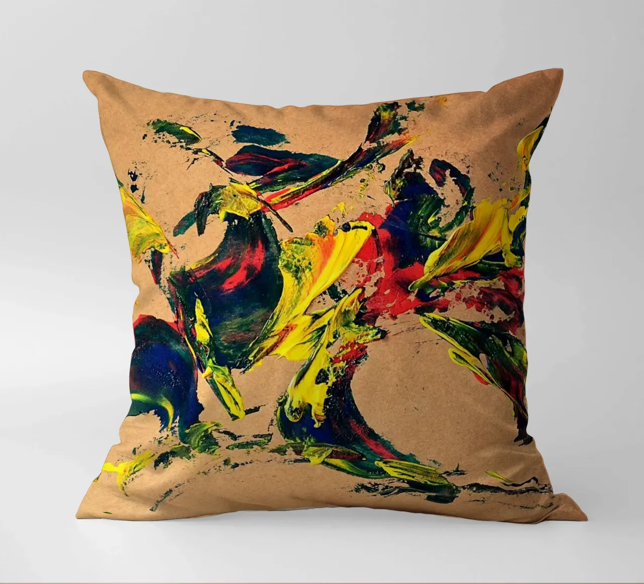 NATURAL STYLE 13 cuscino da Thierry Vobmann Abstract painting