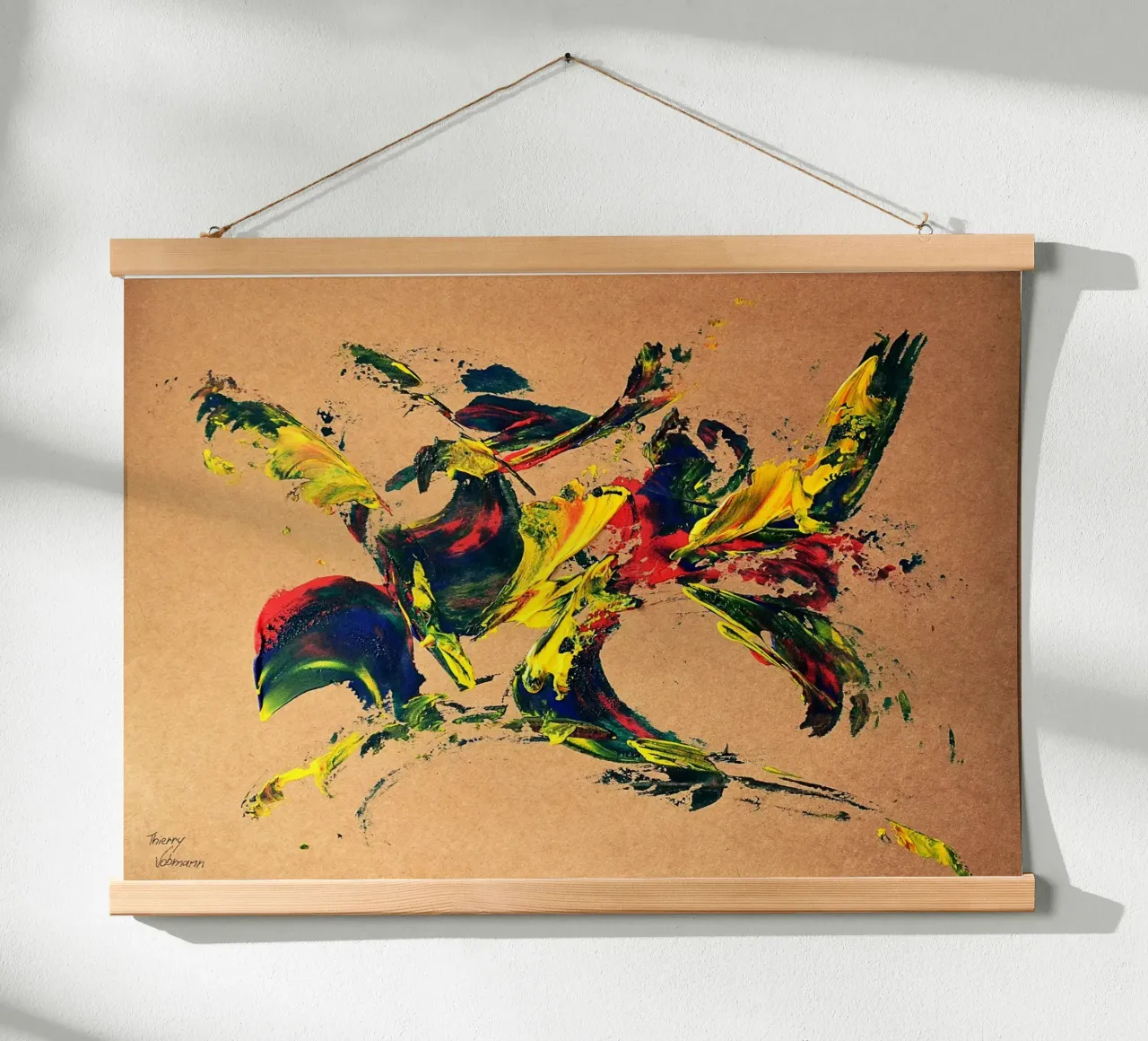 NATURAL STYLE 13 carta hahnemühle da Thierry Vobmann Abstract painting