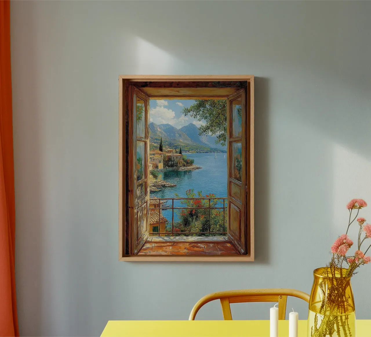 Light’s Gateway canvas with Floater frame by Nikis Art Studio