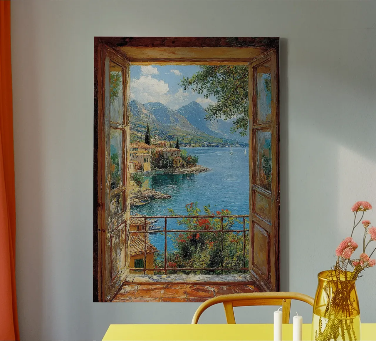 Light’s Gateway canvas with Floater frame by Nikis Art Studio
