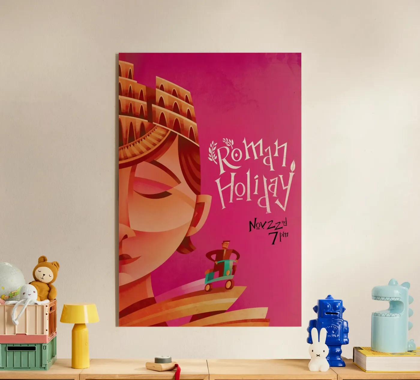 Roman Holiday acrylic glass by Sean Loose