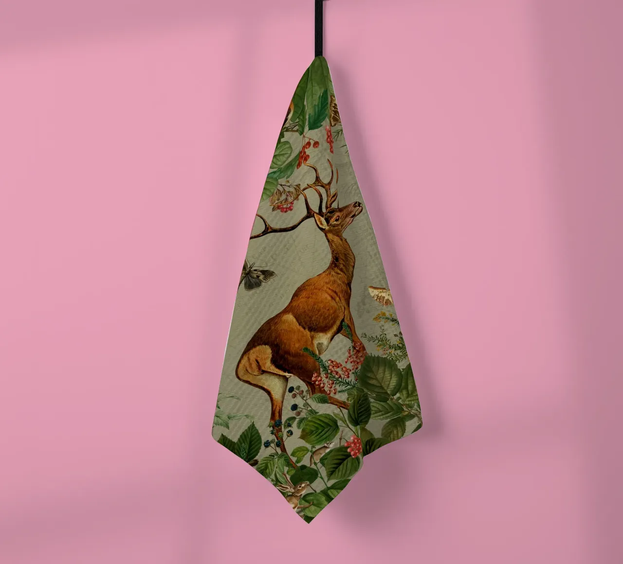 Amici del bosco mistico vintage nella foresta autunnale canovaccio da cucina da Vintage World - Uta Naumann
