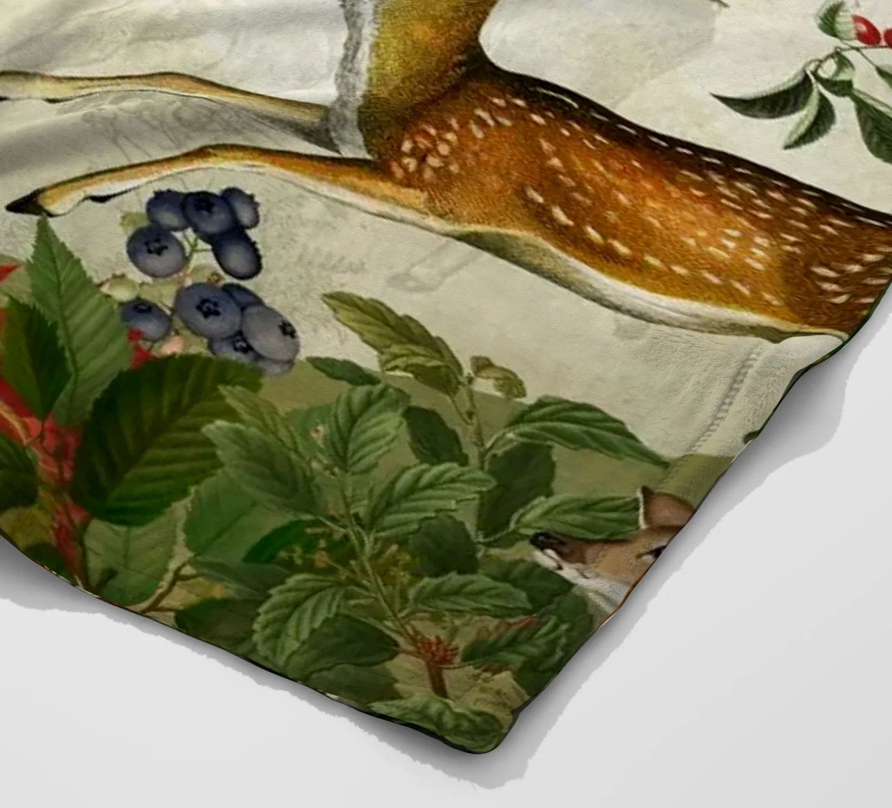 Vintage Mystic Woodland Friends in Autumnal Forest 2 coperta in pile da Vintage World - Uta Naumann