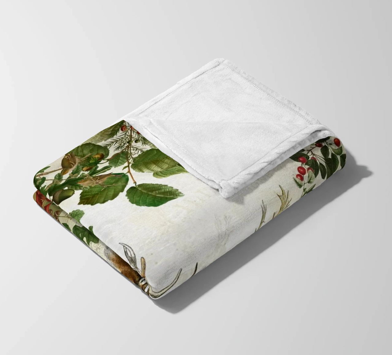 Vintage Mystic Woodland Friends in Autumnal Forest 2 coperta in pile da Vintage World - Uta Naumann