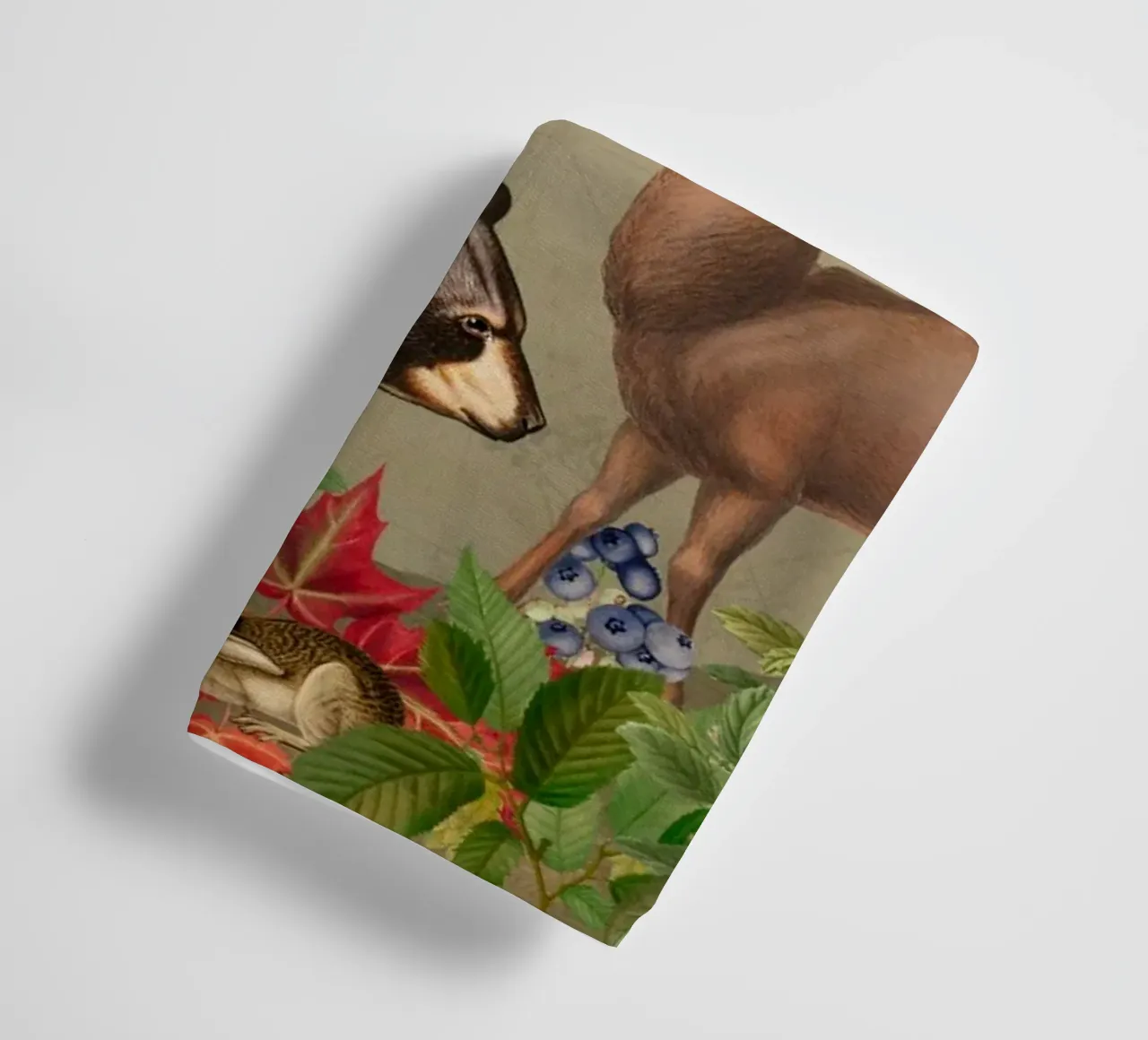 Vintage Mystic Woodland Friends In Autumnal Forest 4 asciugamano da bagno da Vintage World - Uta Naumann