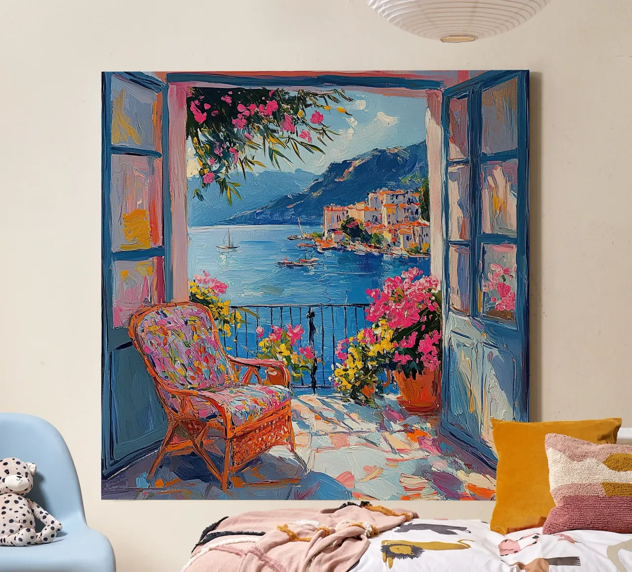 Henri Matisse ha ispirato "Riflessi di libertà". tela con Cornice a cassetta da ArtByNiki