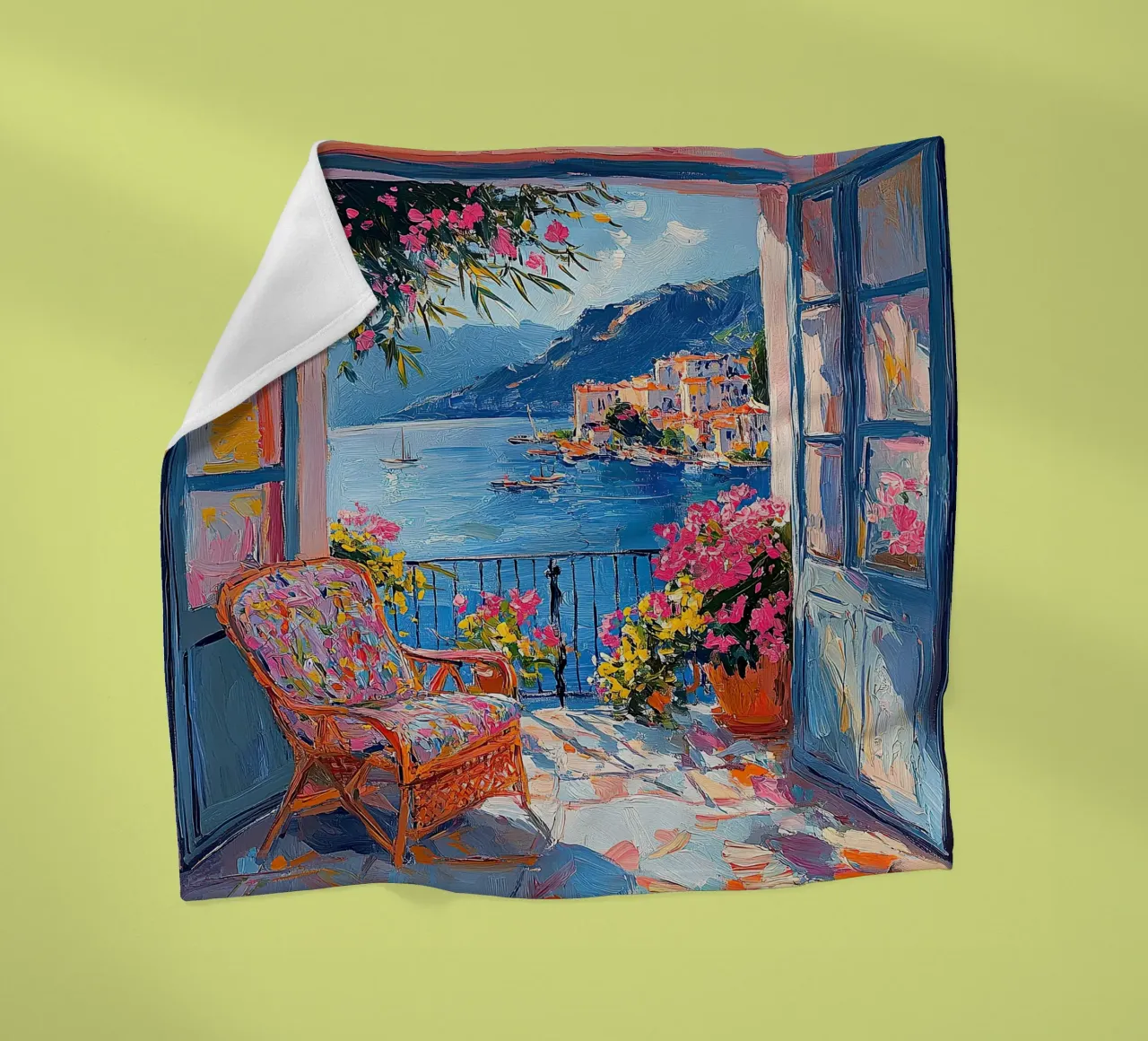 Henri Matisse ha ispirato "Riflessi di libertà". coperta in pile da ArtByNiki