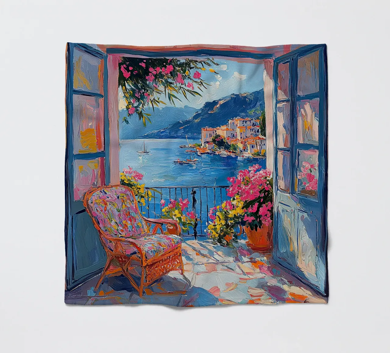 Henri Matisse ha ispirato "Riflessi di libertà". coperta in pile da ArtByNiki