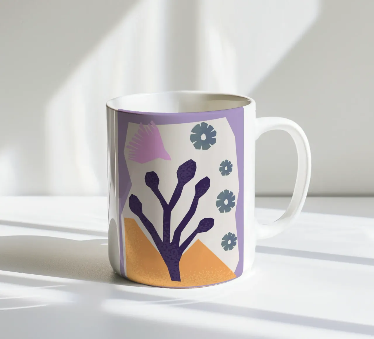 Geometric Joy No 2 tazza in ceramica da treechild