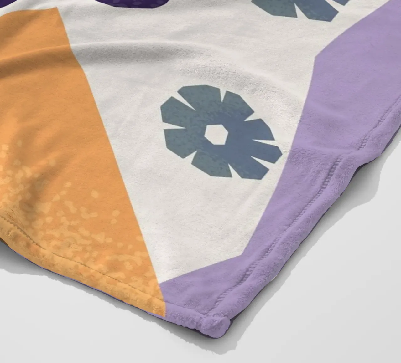 Geometric Joy No 2 coperta in pile da treechild
