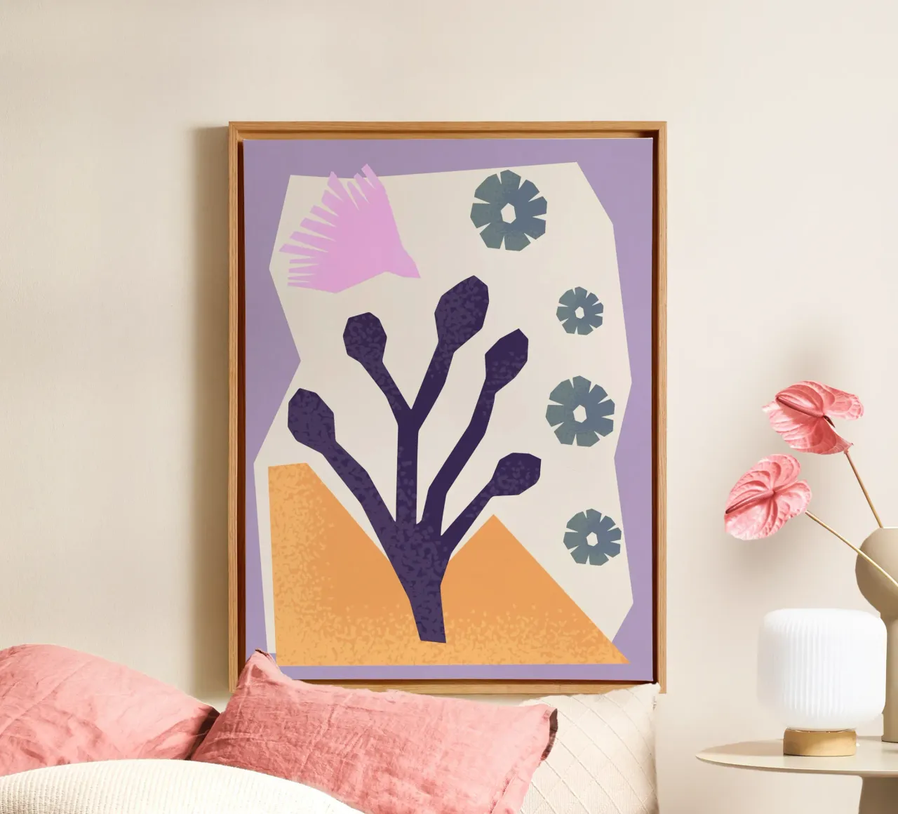 Geometric Joy No 2 tela da treechild