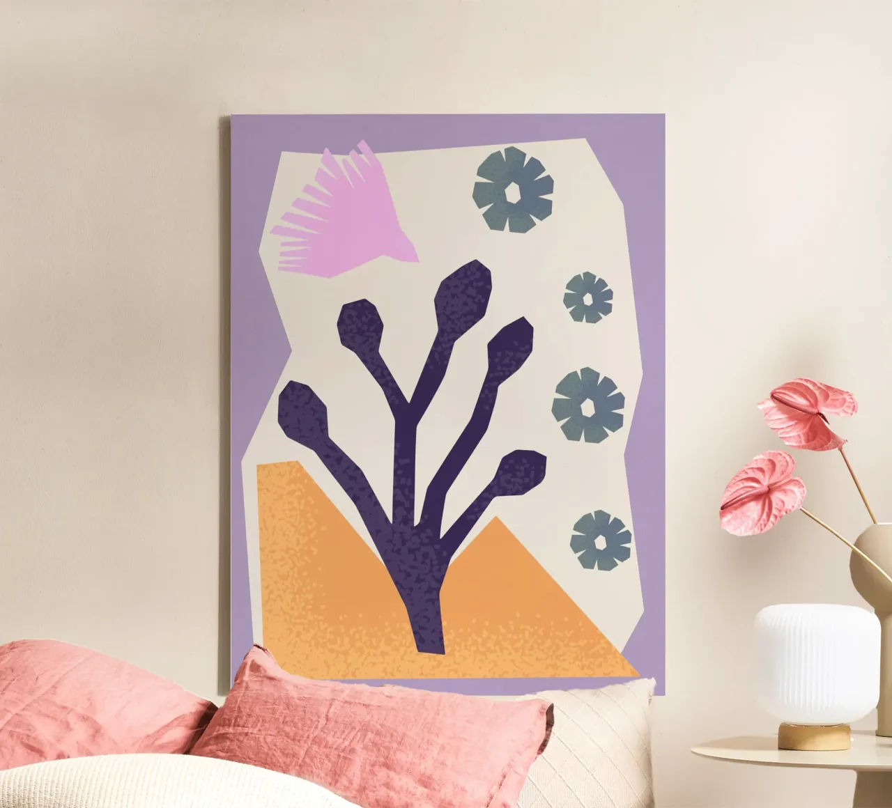 Geometric Joy No 2 tela da treechild