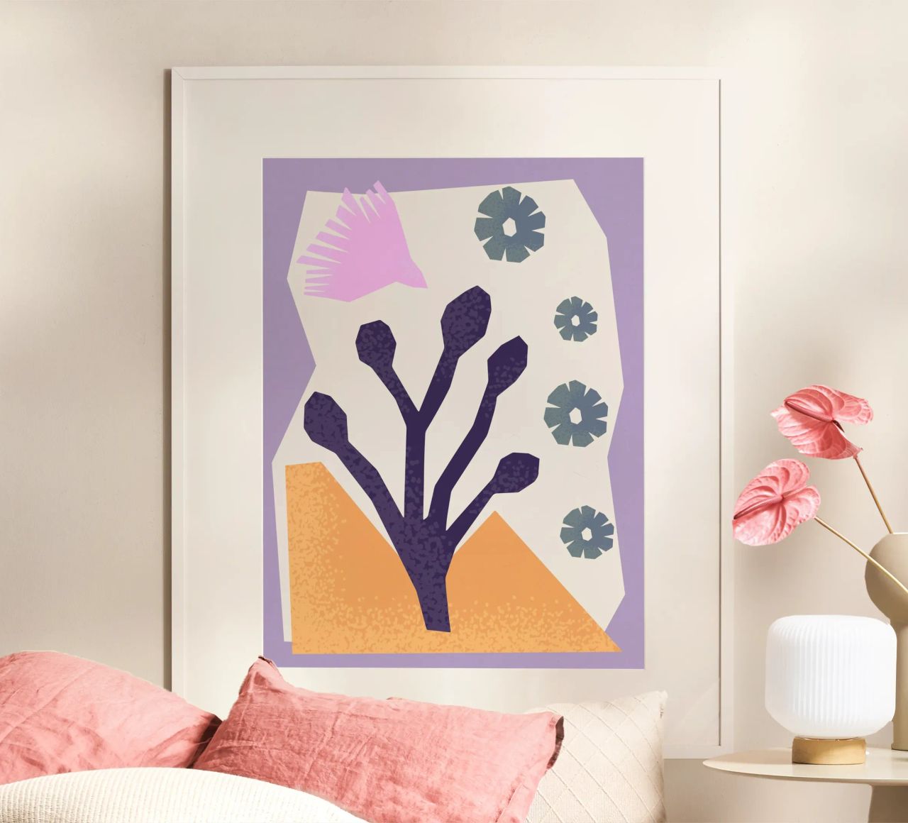 Geometric Joy No 2 Poster von treechild