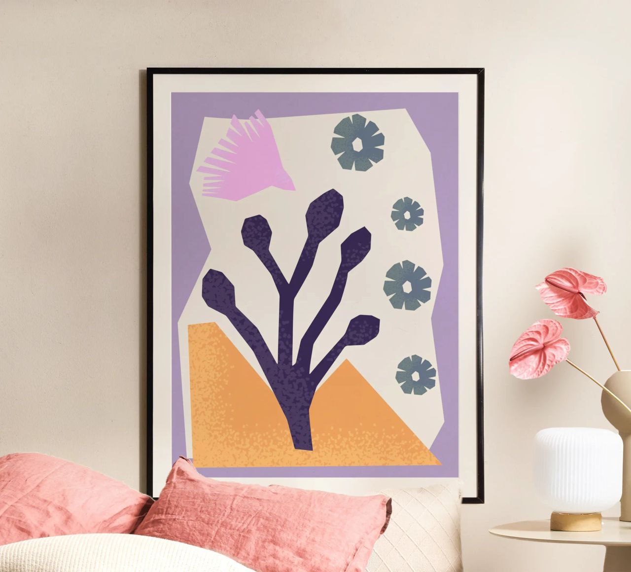 Geometric Joy No 2 Poster von treechild