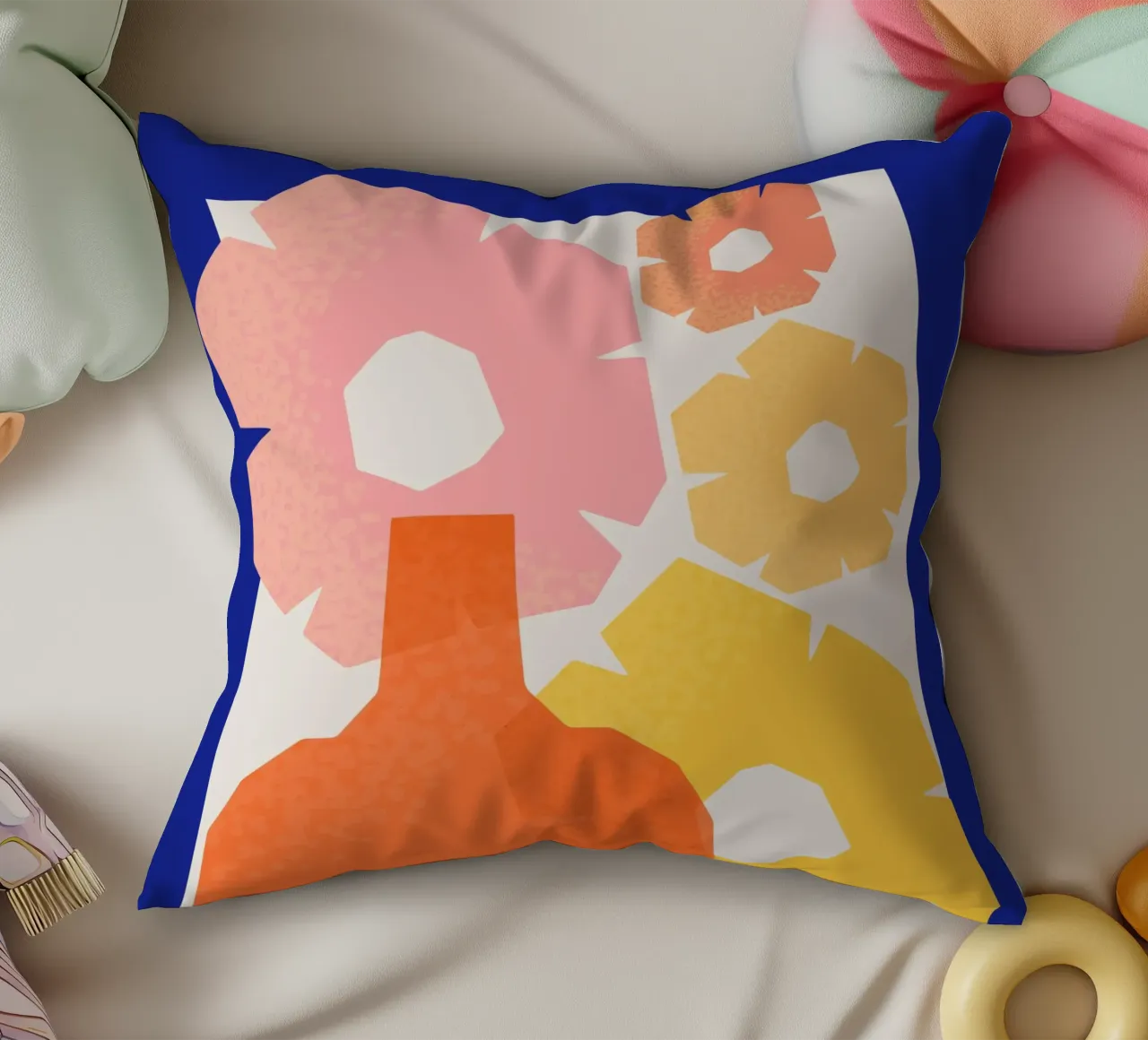 Geometric Joy No 3 cuscino da treechild