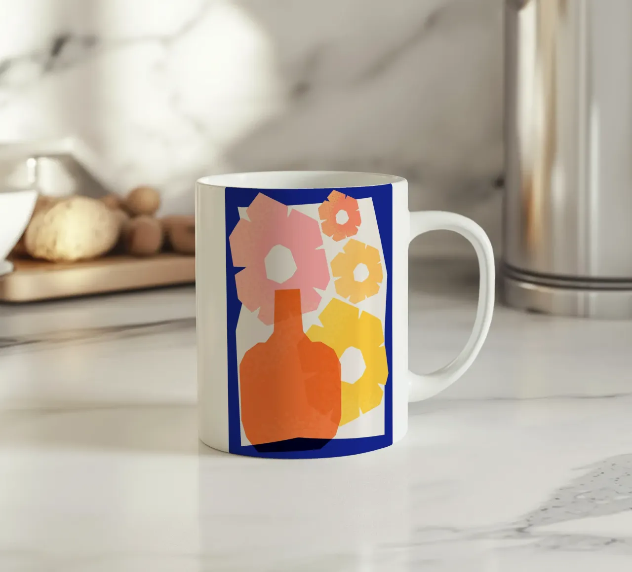 Geometric Joy No 3 tazza in ceramica da treechild