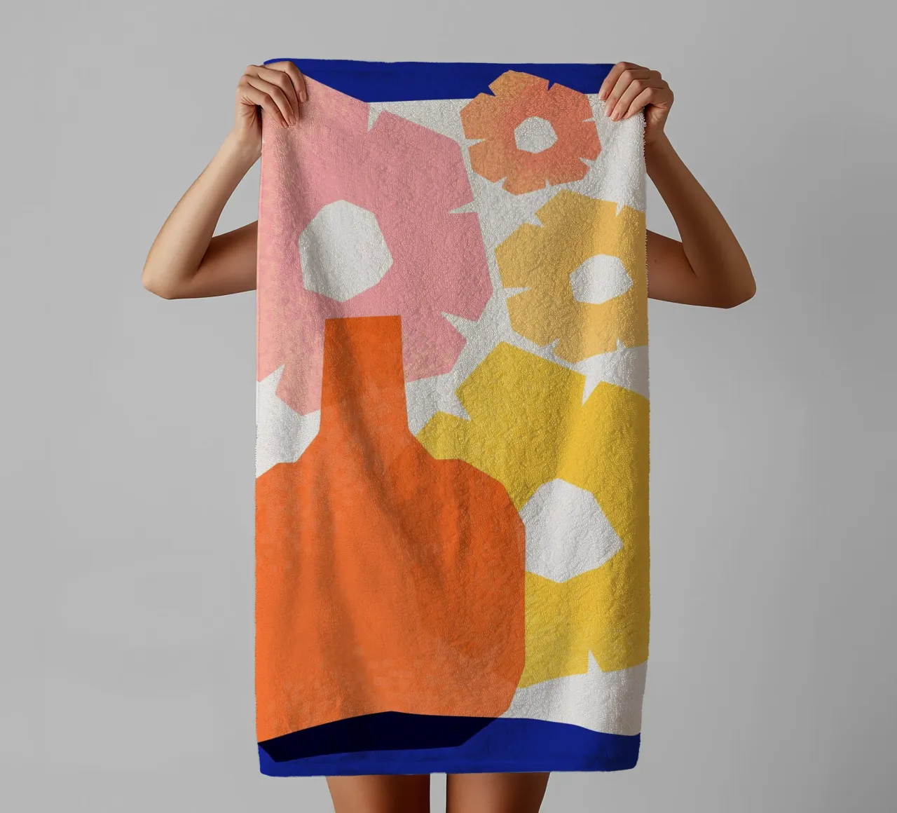 Geometric Joy No 3 asciugamano da bagno da treechild