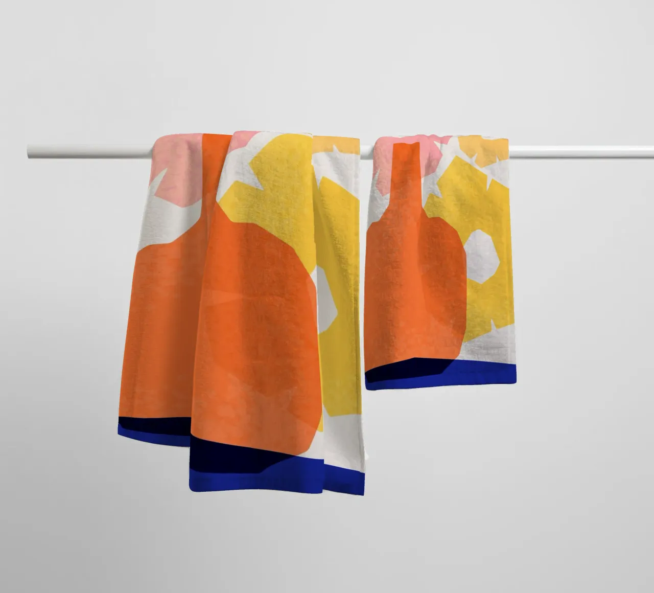 Geometric Joy No 3 asciugamano da bagno da treechild