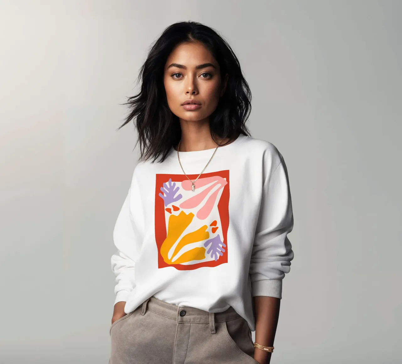 Geometric Joy No 4 felpa da treechild