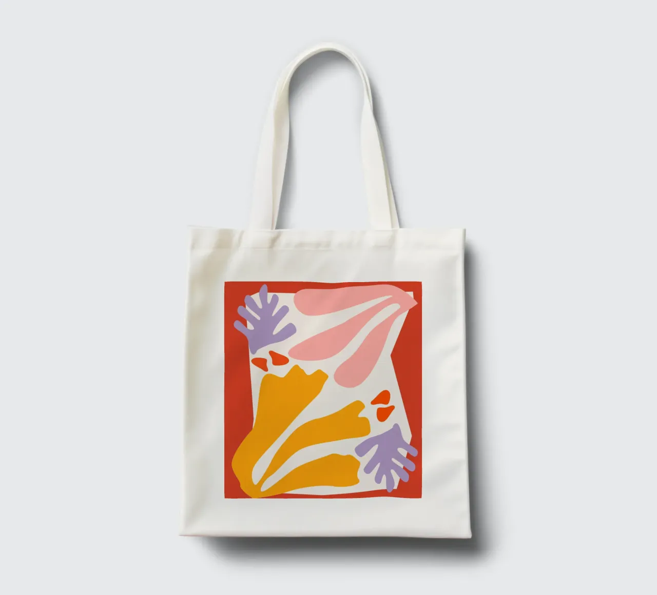 Geometric Joy No 4 borsa in juta da treechild