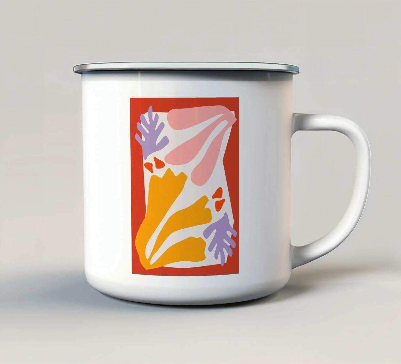 Geometric Joy No 4 tazza in smalto da treechild