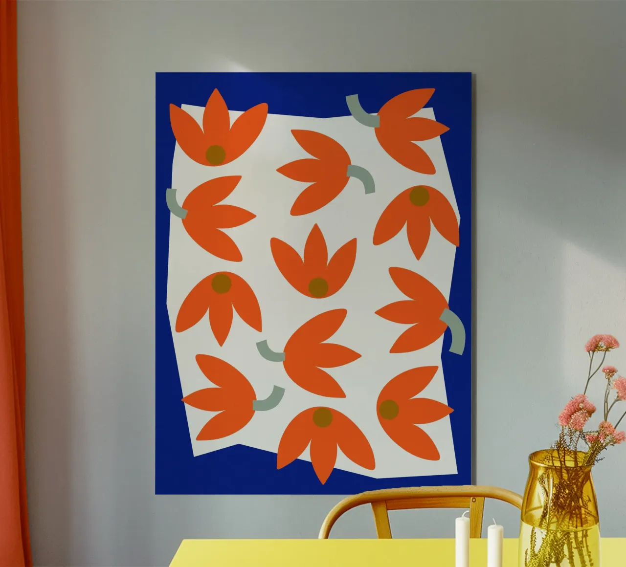 Geometric Joy No 5 alluminio dibond da treechild