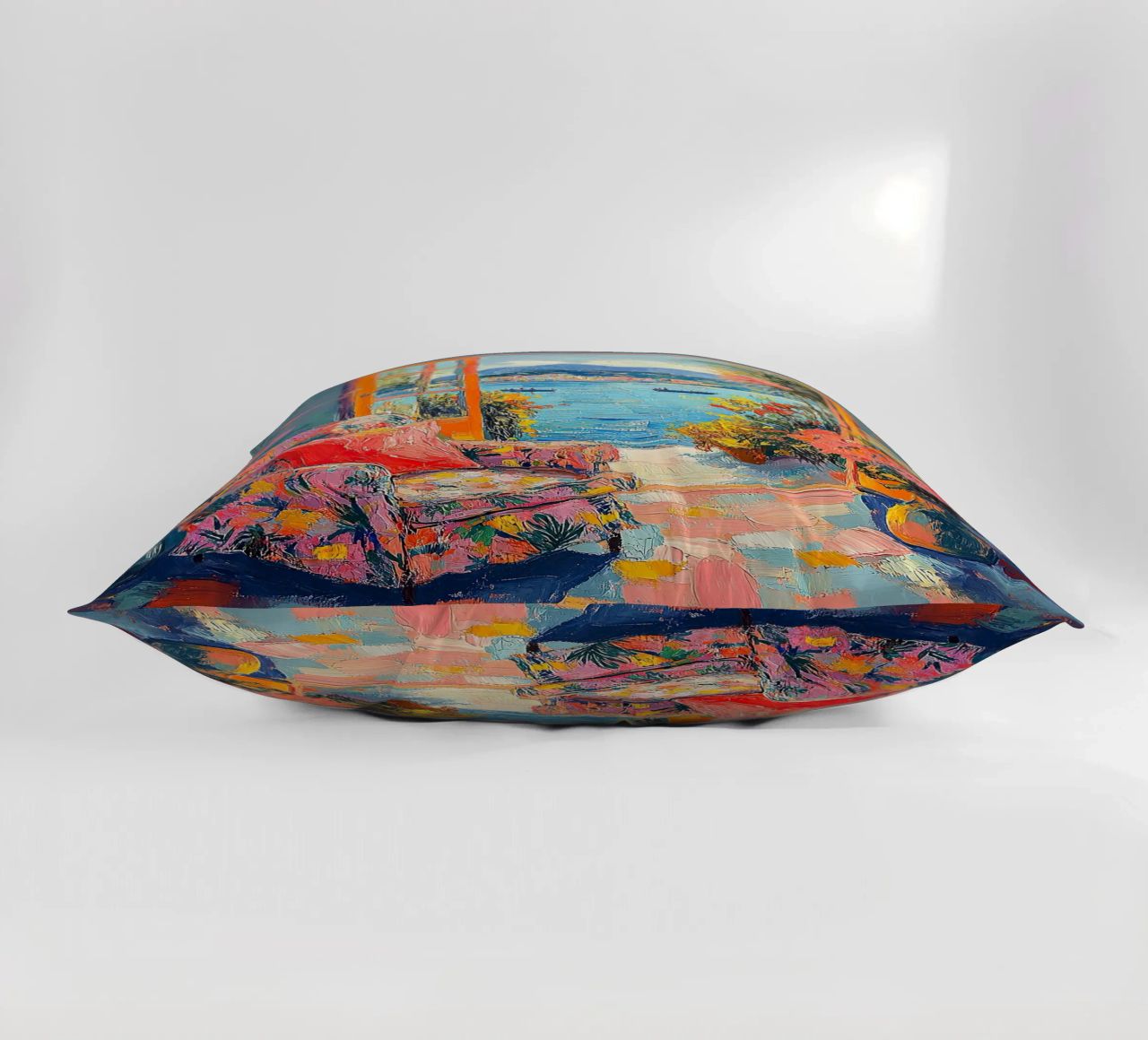 La vue lumineuse coussin de ArtByNiki