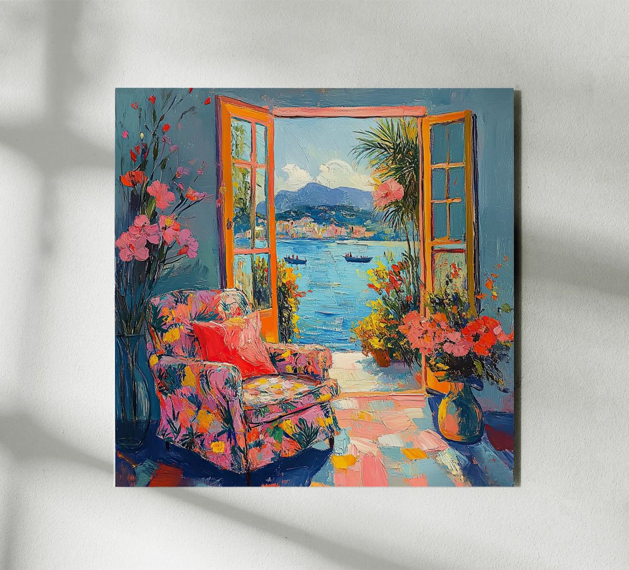 La vue lumineuse alu dibond de ArtByNiki