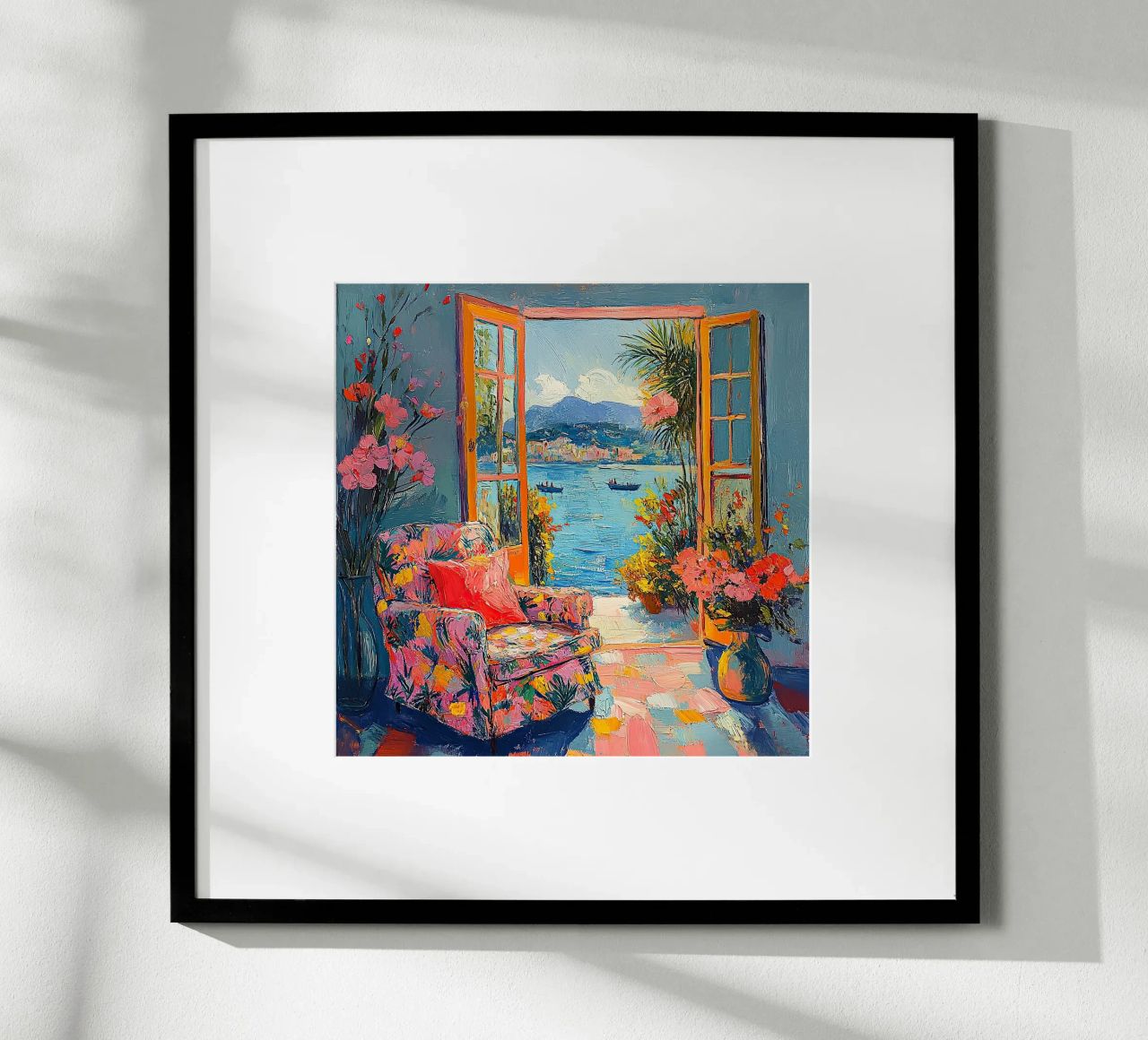 La vue lumineuse poster de ArtByNiki