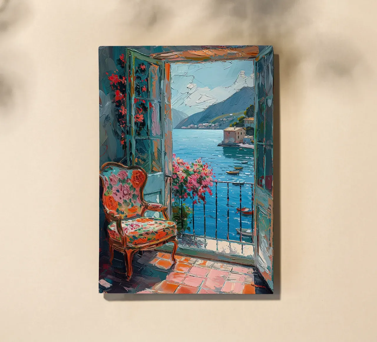 Serenity Framed in Color notebook by Nikis Art Studio