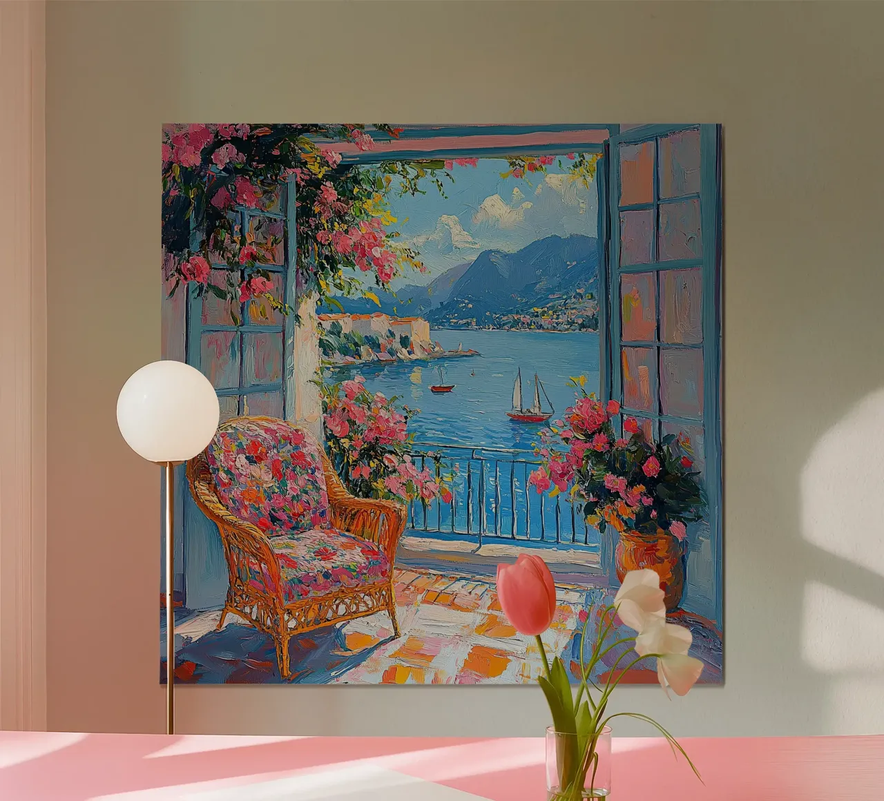 Henri Matisse inspiriert "The Open Frame of Life" poster with plastic frame by Nikis Art Studio